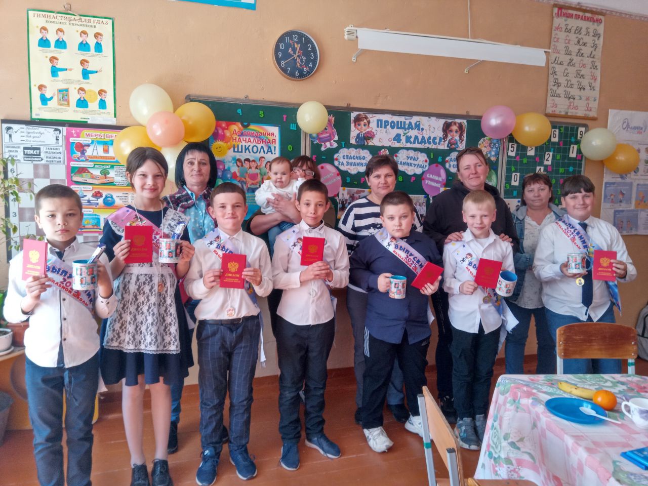 Выпускной в 4 классе.