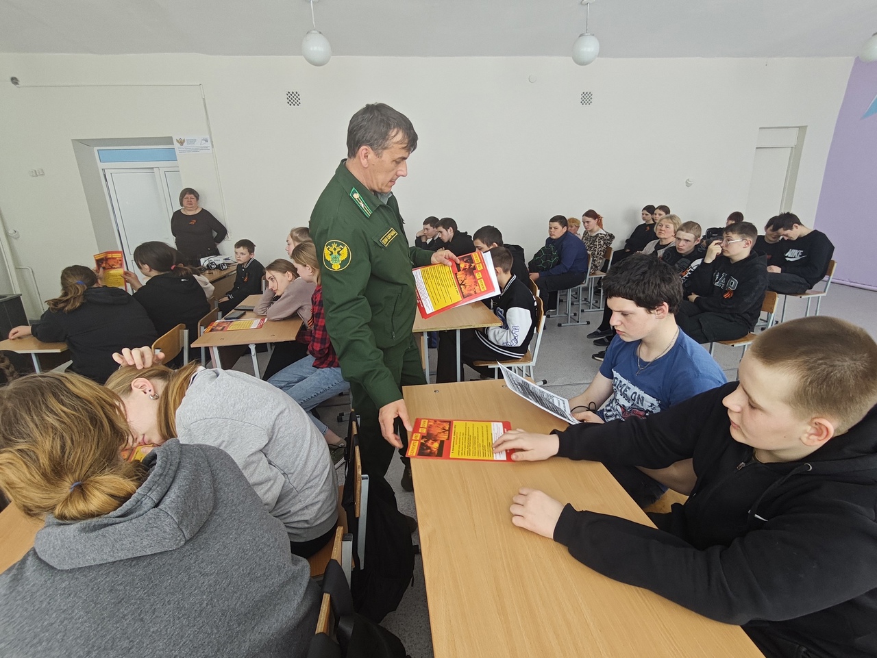 Встреча с представителями Галкинского лесничества.