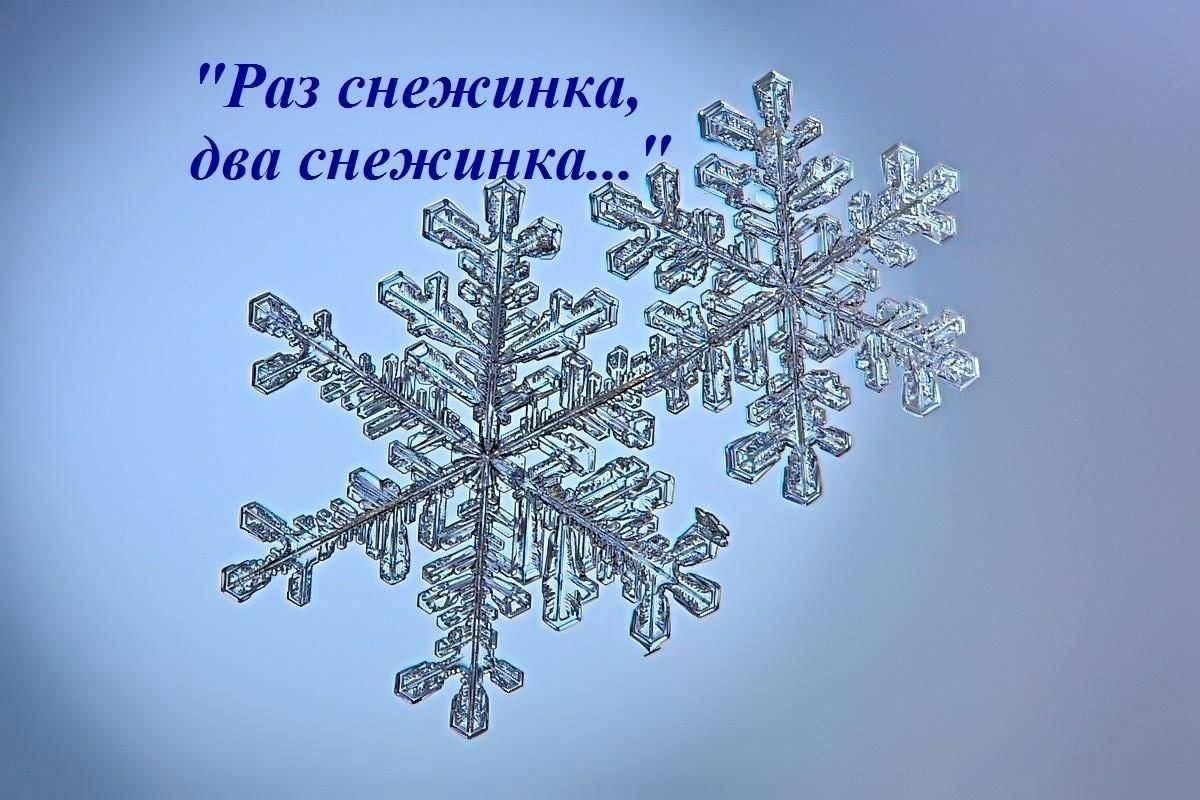 «Раз снежинка, два снежинка!».